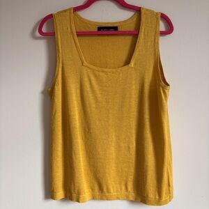 Black Label Mustard Yellow Tank Top